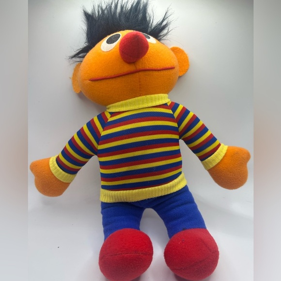 Ernie Sesame Street 1984 Plush Doll Vintage Playskool 11" tall - Picture 2 of 7
